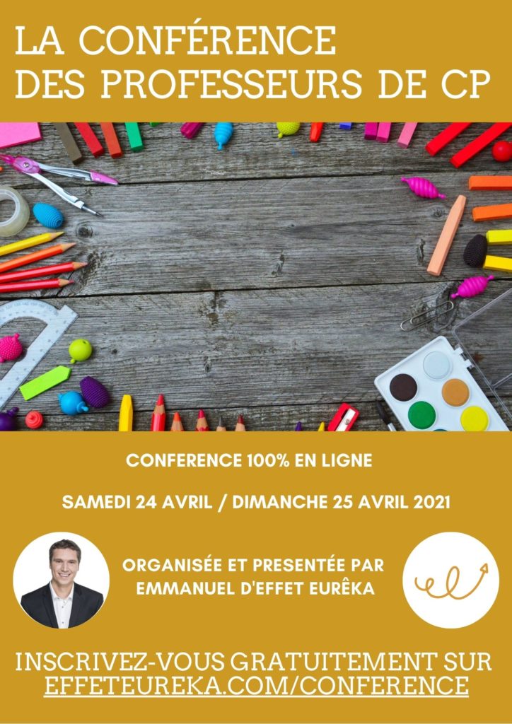 La conférence des professeurs de CP - 24/25 avril